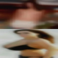 Couples looking woman Baton