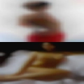 Naked woman having sex plunger