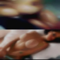 Nude woman blue