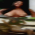Naked woman weightlifters